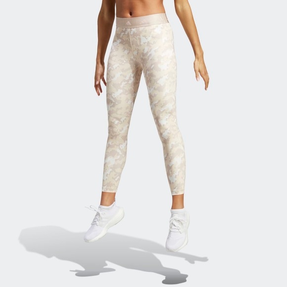 Adidas Techfit Camo Aeroready Leggings NWT - Picture 1 of 8